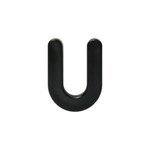 BIHUI Hoefijzer Vulplaat Zwart 150 stuks 6 mm.