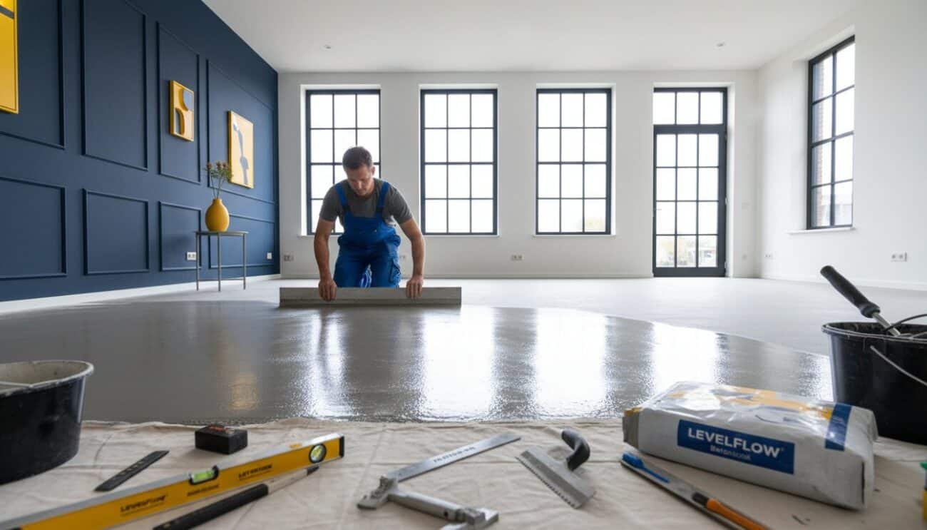 Betonlook met egaline creëren: de complete gids voor een industrieel interieur