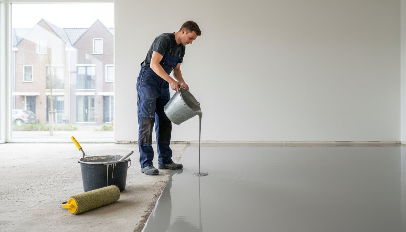 Betonvloer egaliseren: De complete gids voor een spiegelglad resultaat