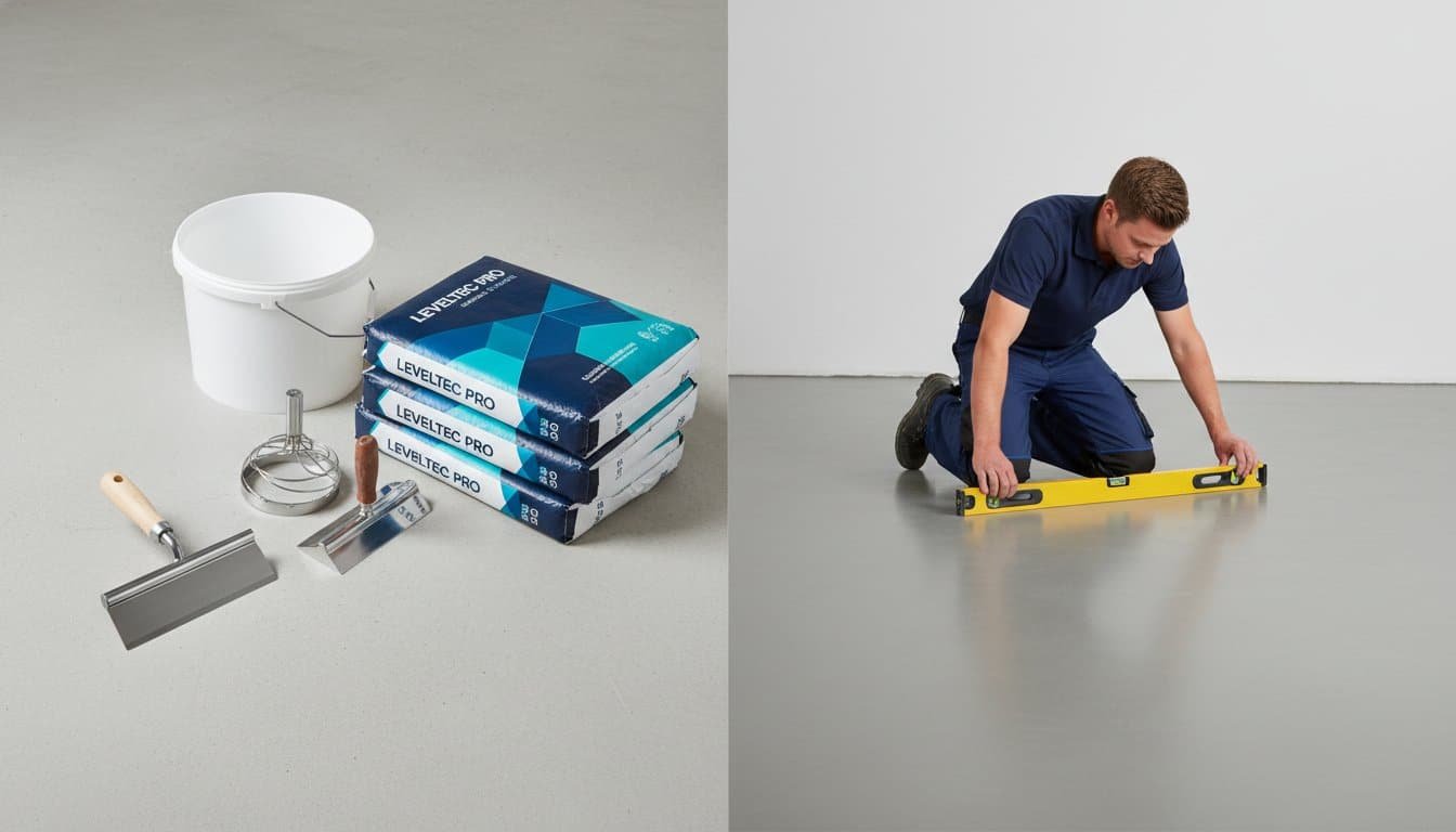 Kosten vloer egaliseren 2026: Wat kost het per m2 (Zelf doen vs. Uitbesteden)?
